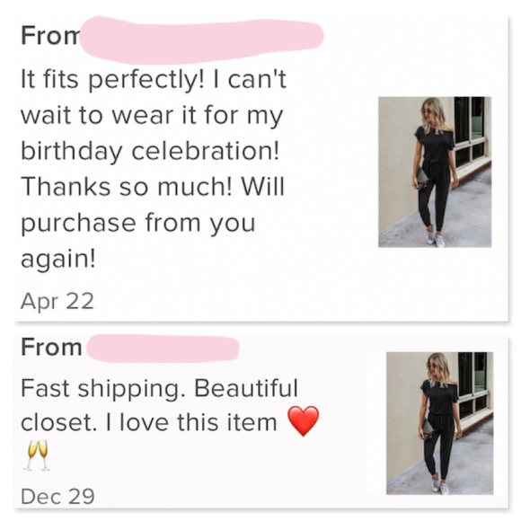 Casual Black Jumpsuit Drawstring Waist - Picture 10 of 17